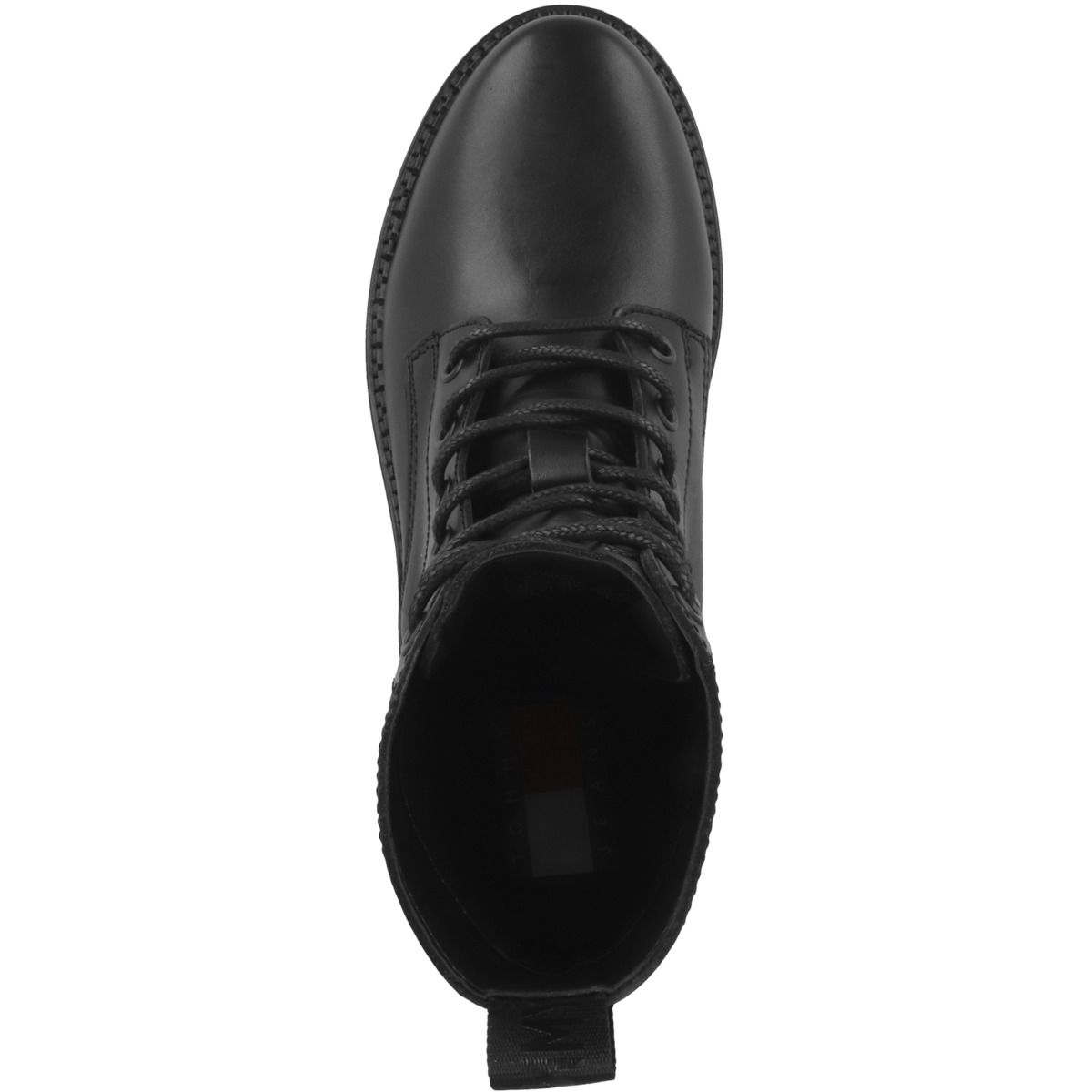 Tommy Hilfiger Tommy Jeans Lace Up Flat Boots schwarz Tommy Hilfiger Tommy Jeans Lace Up Flat Boots schwarz