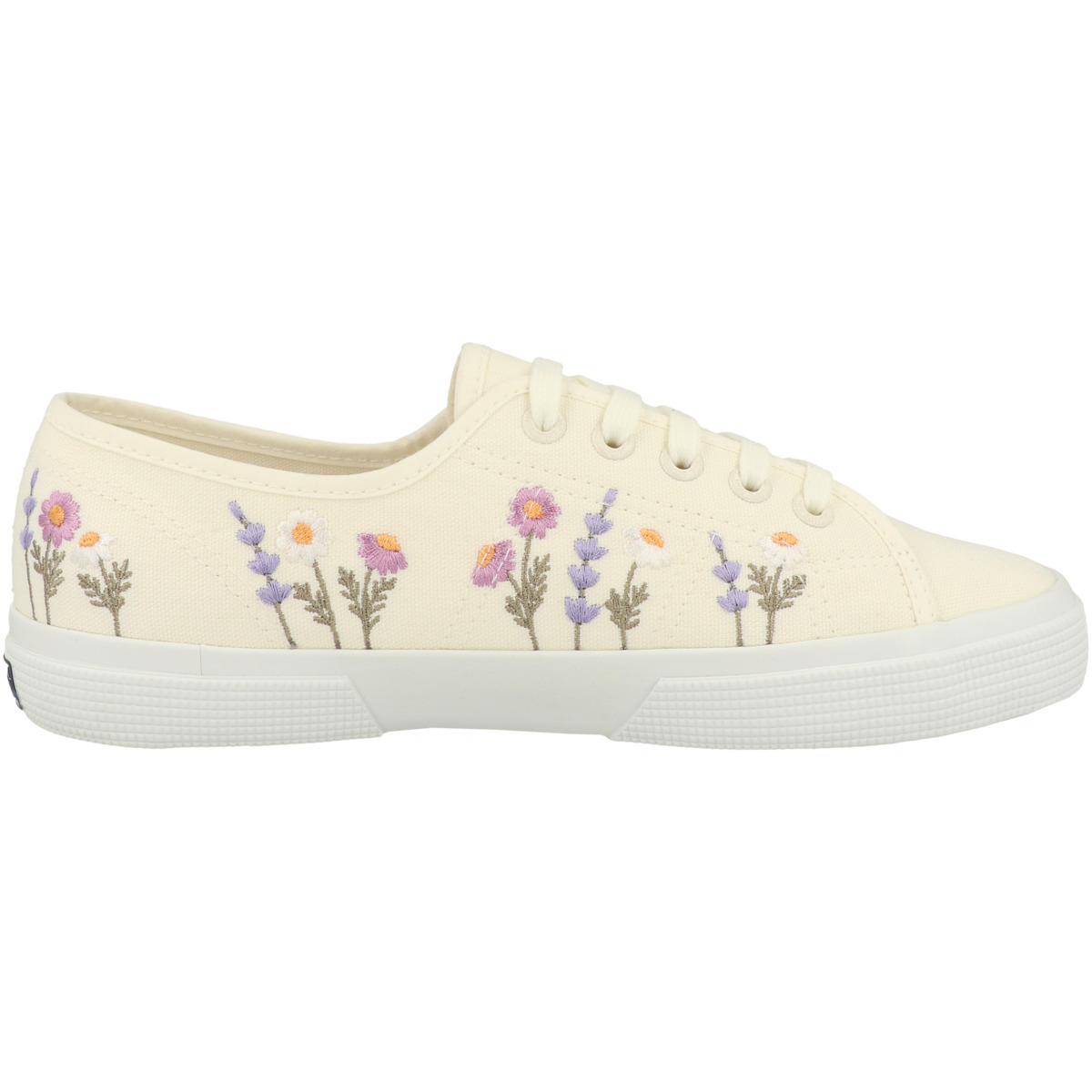 Superga 3750 Flower Embroidery Leggera Sneaker low weiss