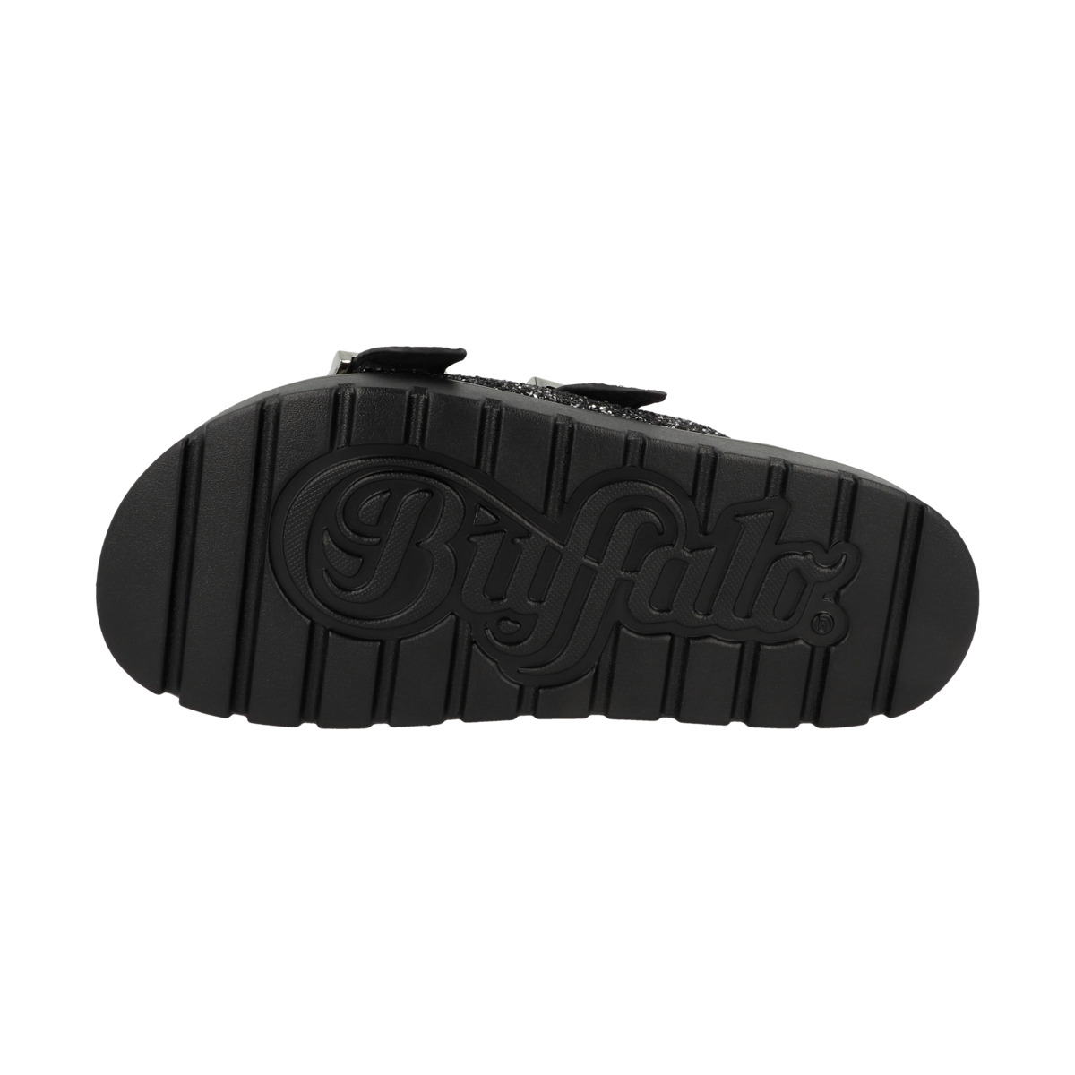 Buffalo Raya Ari Glam Pantolette schwarz