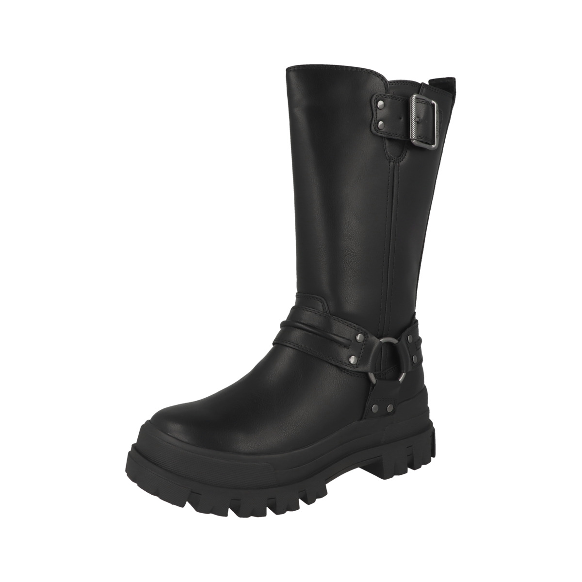 Buffalo Aspha Biker Boots schwarz