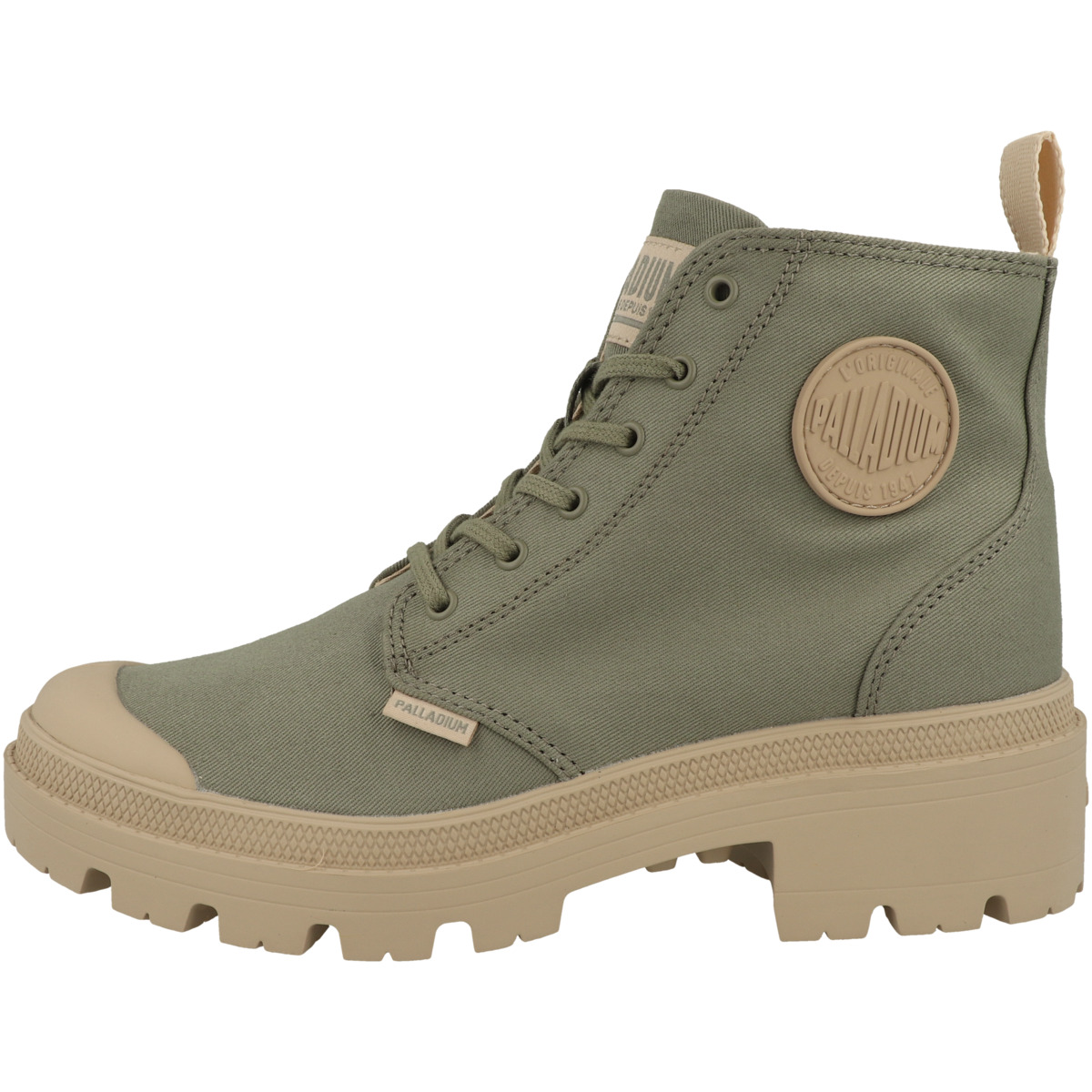 Palladium Pallabase Twill Boots gruen