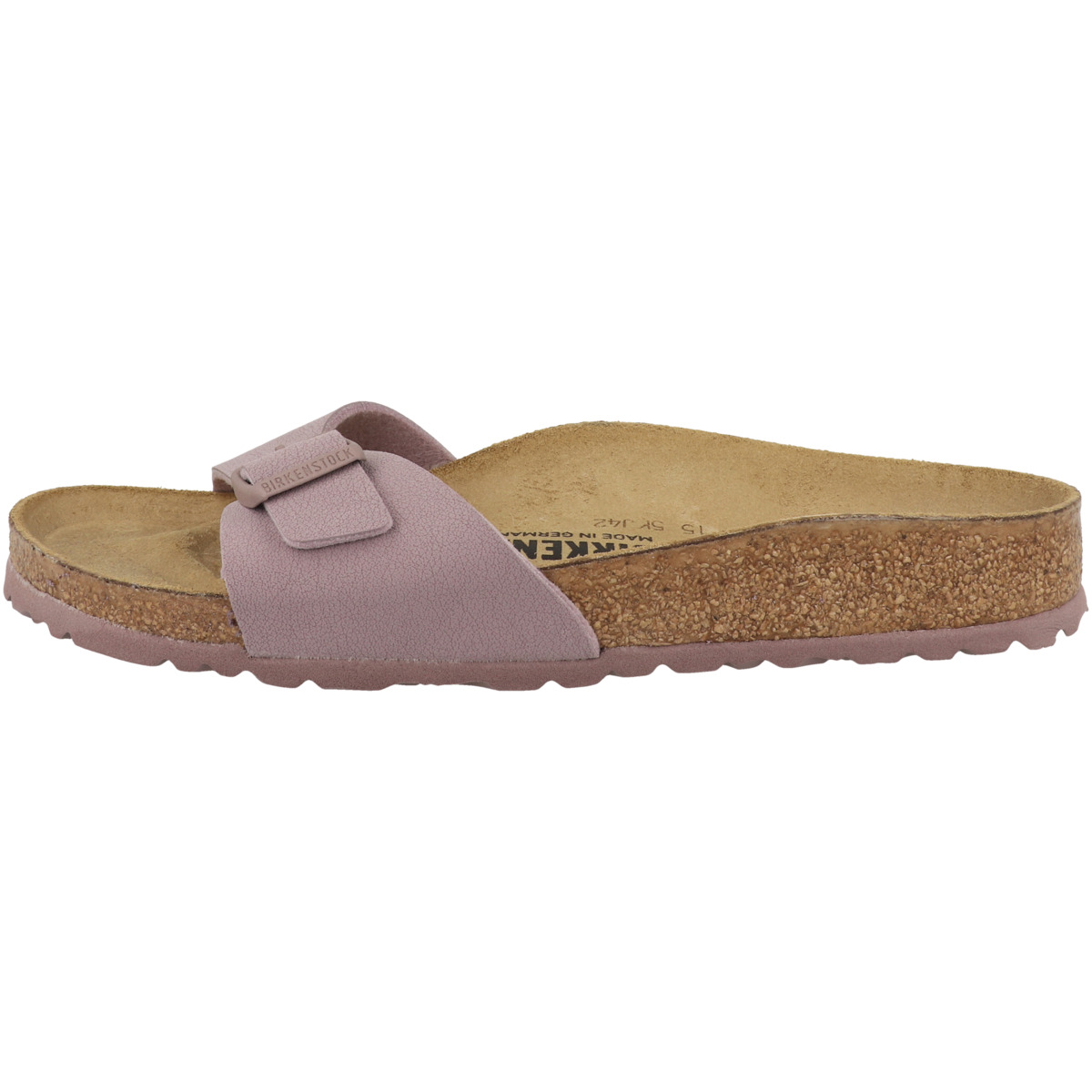 Birkenstock Madrid Birko-Flor Nubuk Sandale schmal lila