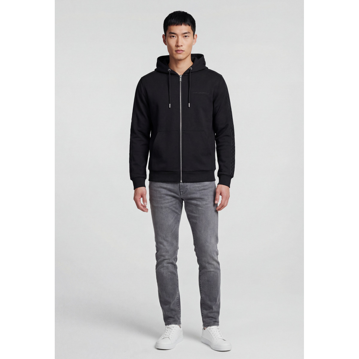 KARL LAGERFELD 705007 Sweatjacke schwarz