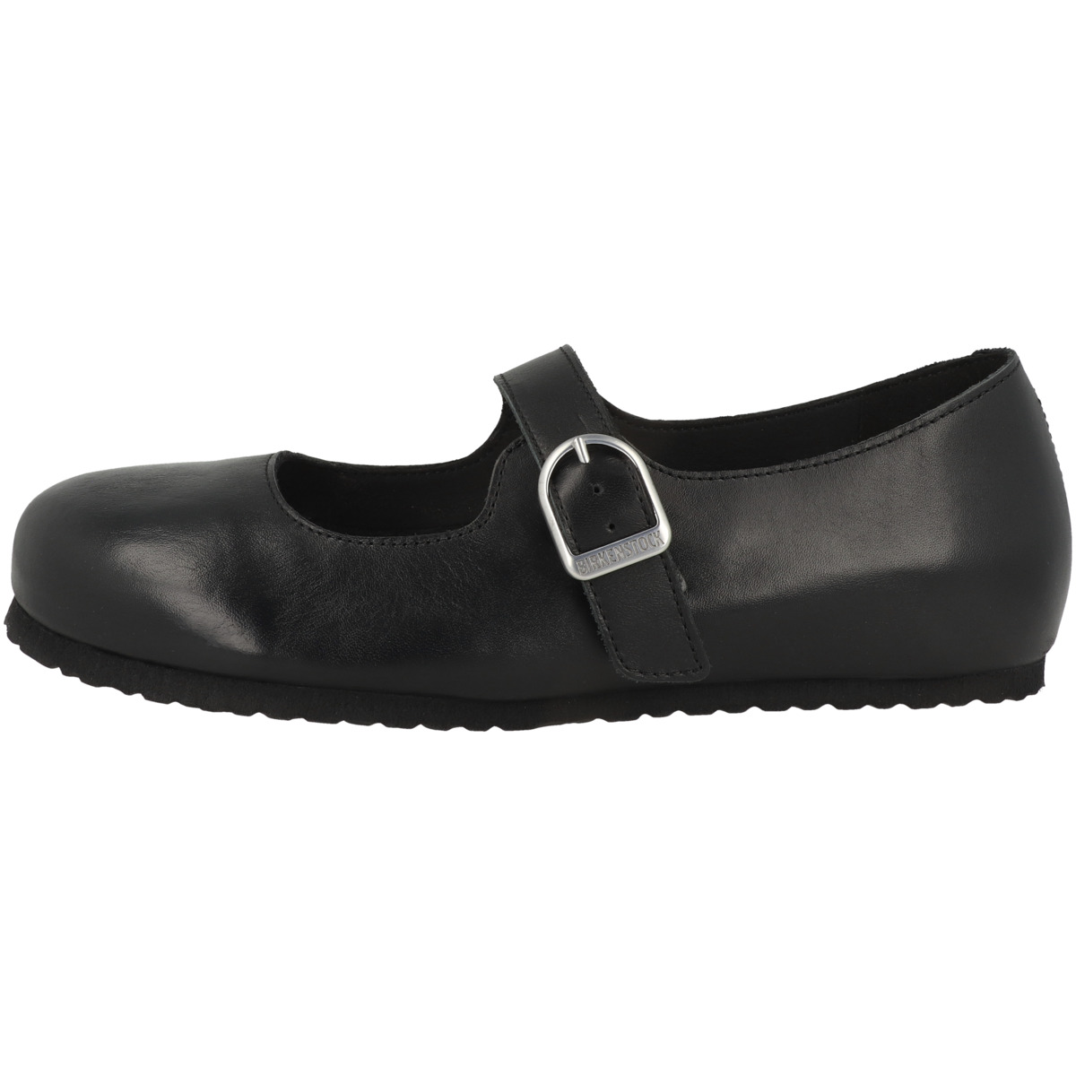 Birkenstock Santa Clarita Naturleder Lack Ballerinas normal schwarz