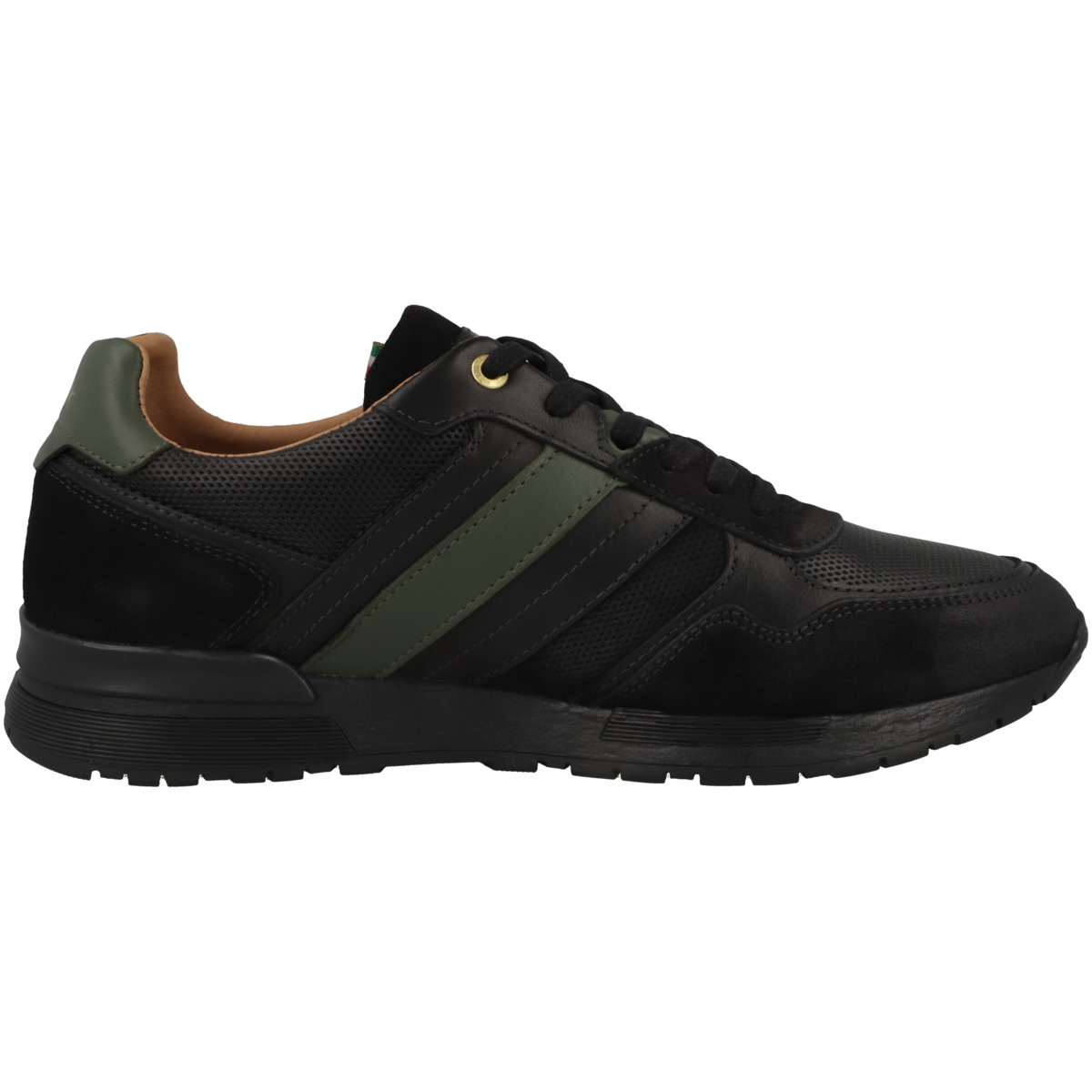 Pantofola d Oro Tortoli Uomo Low Sneaker schwarz