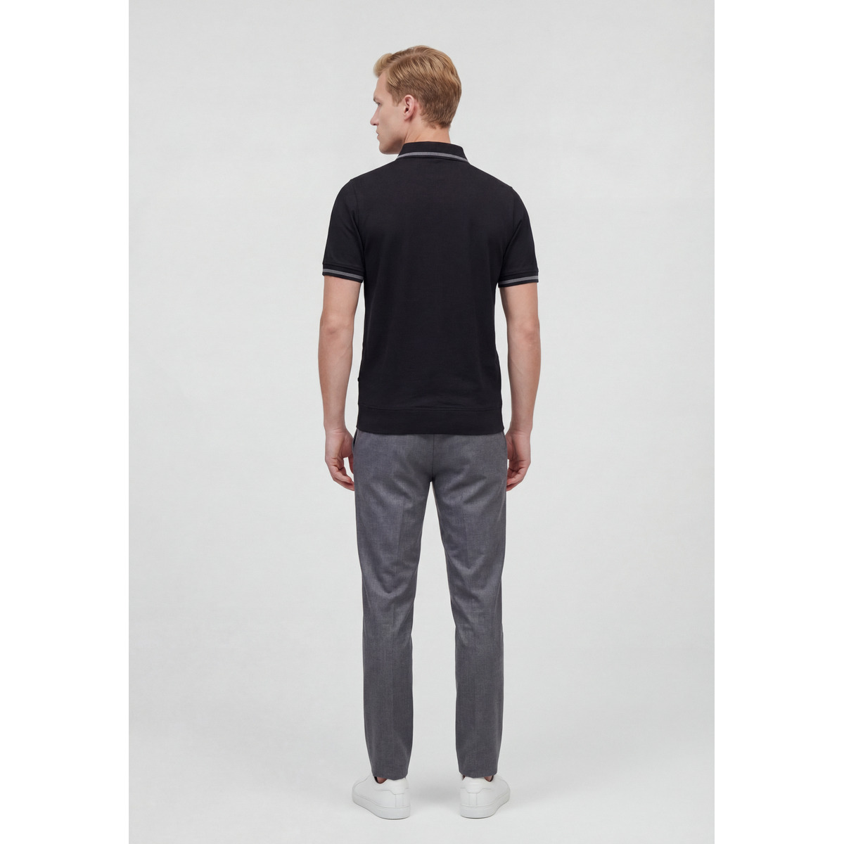 KARL LAGERFELD 745007 Poloshirt schwarz