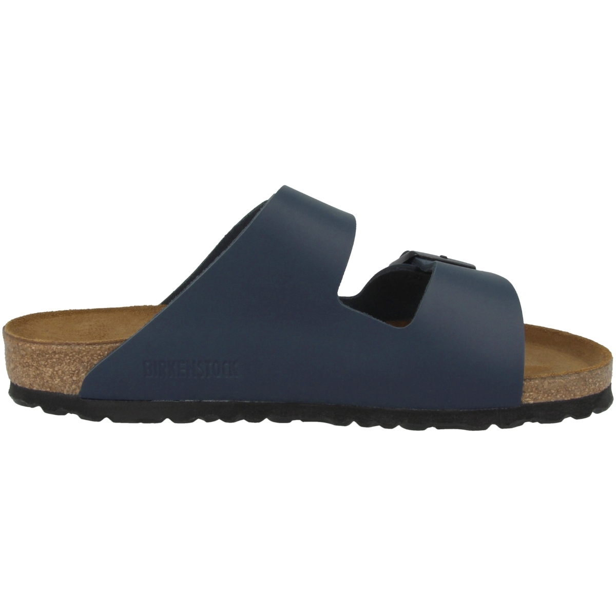 Birkenstock Arizona Glattleder Sandale schmal blau Birkenstock Arizona Glattleder Sandale schmal blau