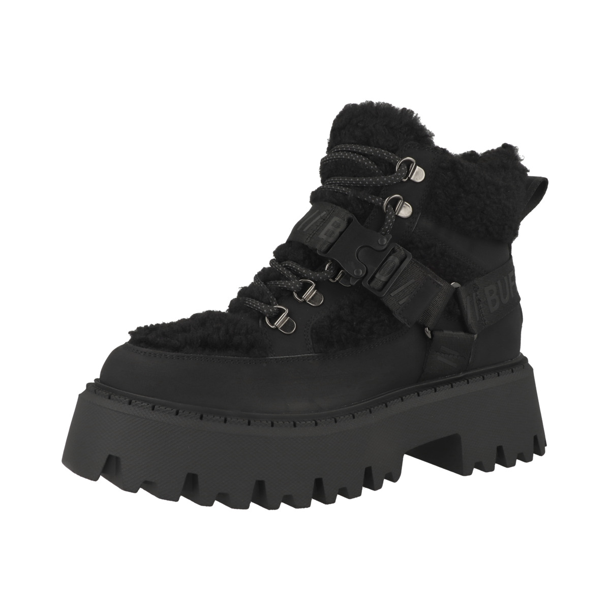 Buffalo Aspen Com Mid Warm Boots schwarz