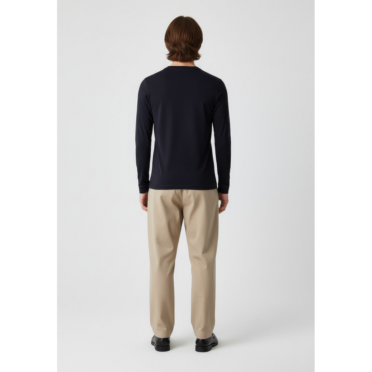 KARL LAGERFELD 755001 Langarmshirt dunkelblau