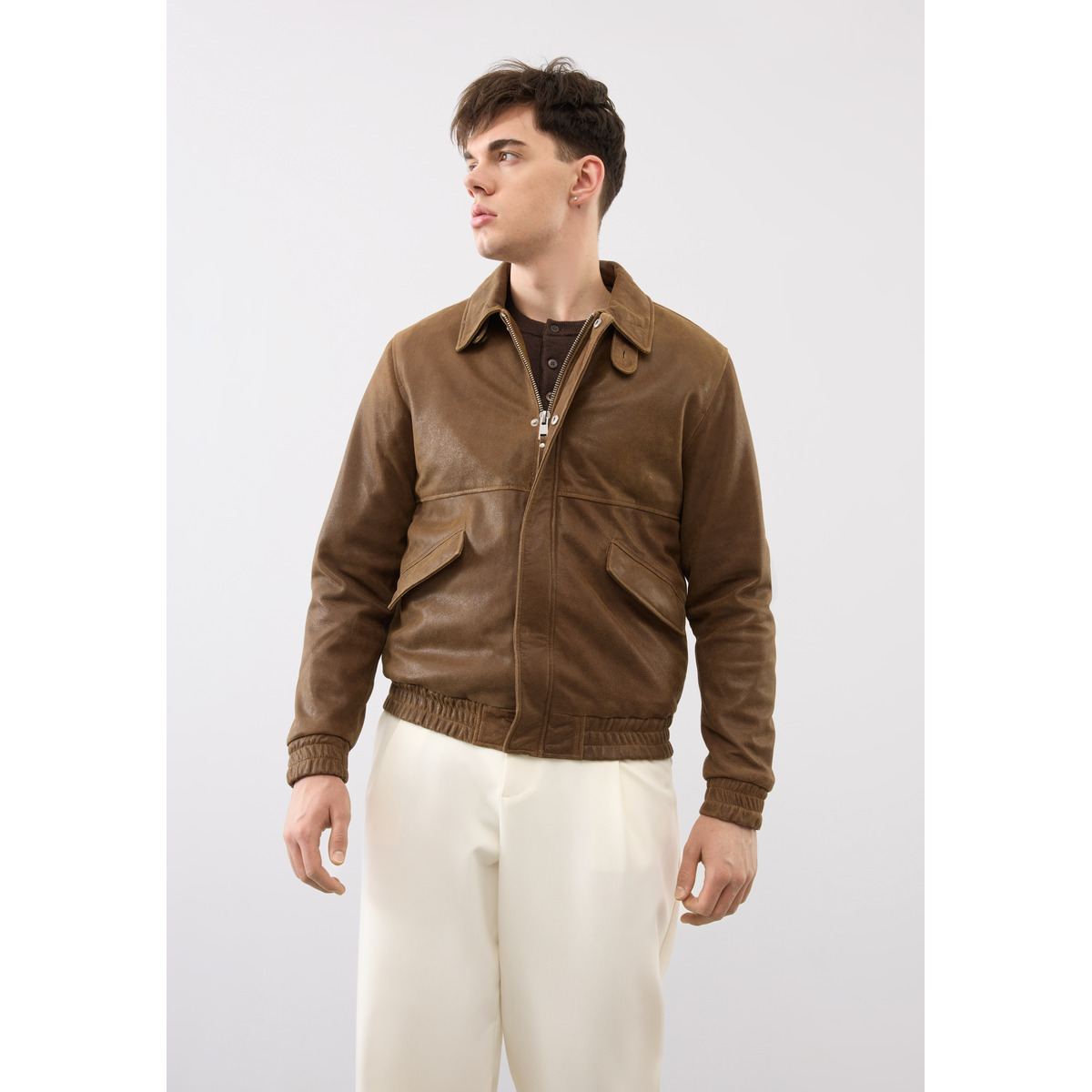 Bolongaro Trevor Rafe Jacket Lederjacke braun