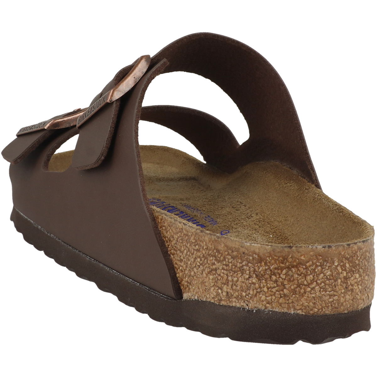 Birkenstock Arizona SFB Birko-Flor Sandale Weichbettung normal dunkelbraun