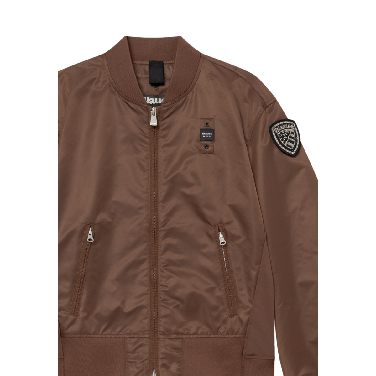 Blauer Laurie Bomberjacke braun