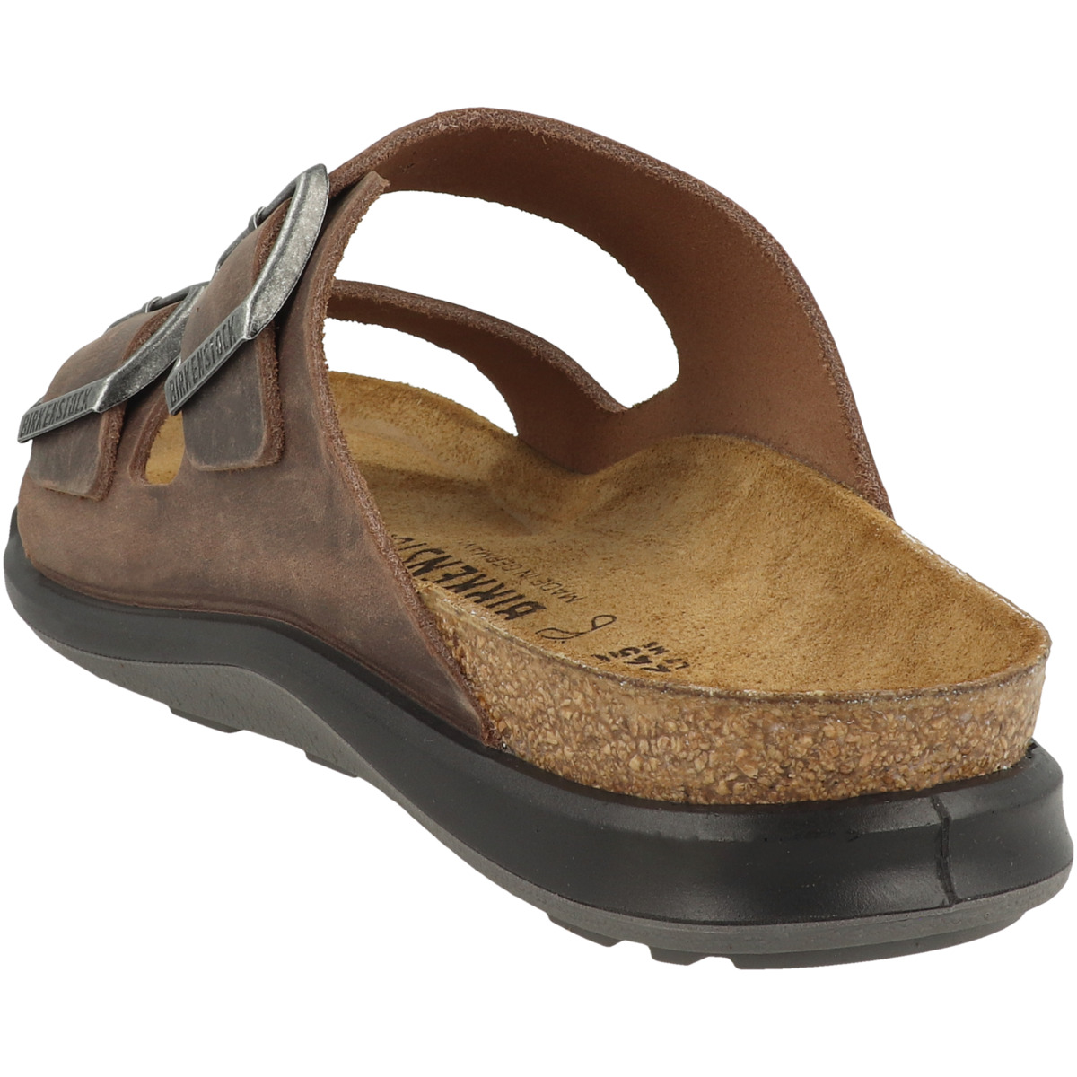Birkenstock Arizona CT geöltes Nubukleder Sandale normal braun