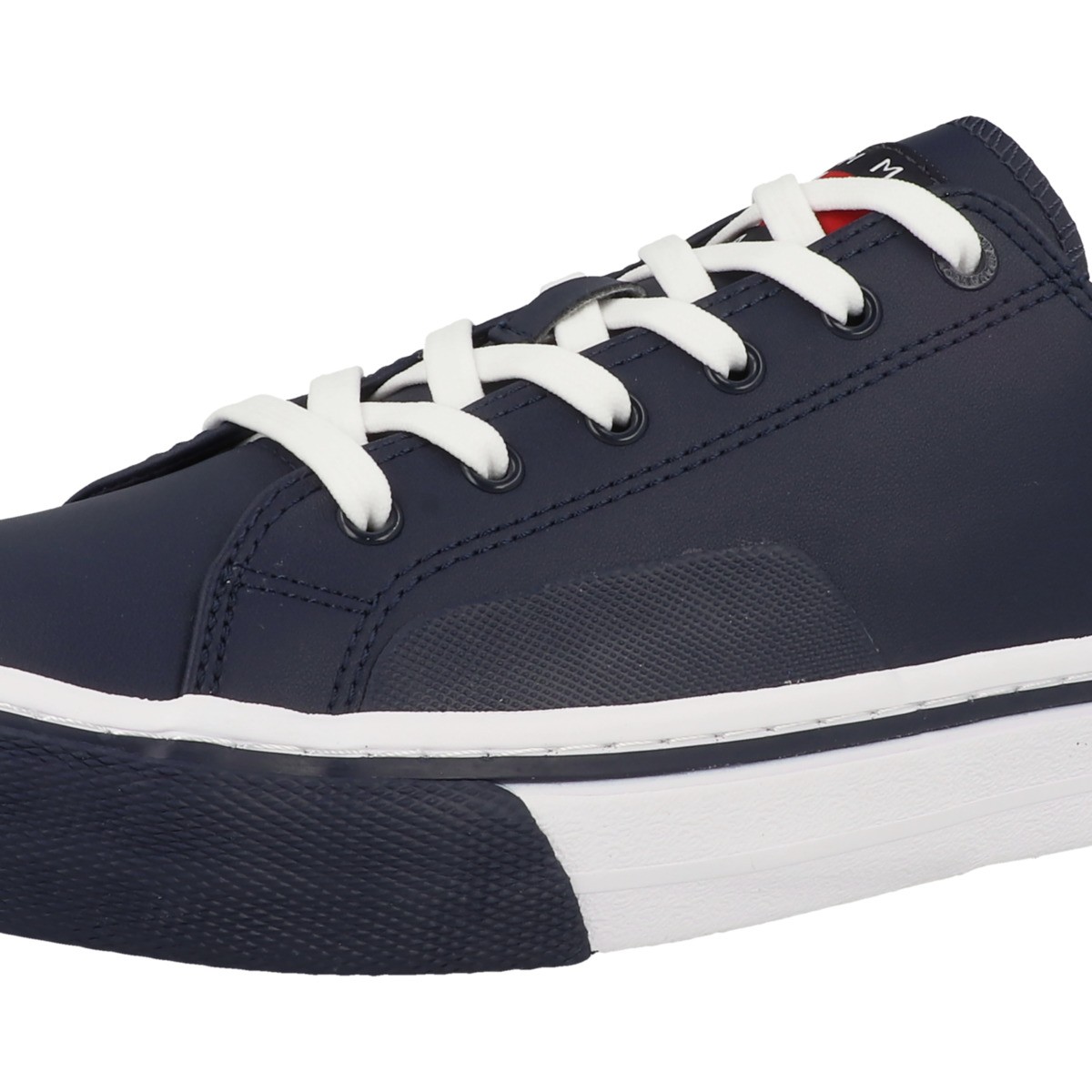 Tommy Hilfiger Tommy Jeans Mens Leather Vulc Sneaker blau