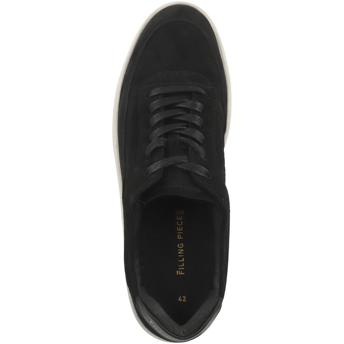 Filling Pieces Mondo Suede Organic Sneaker low schwarz