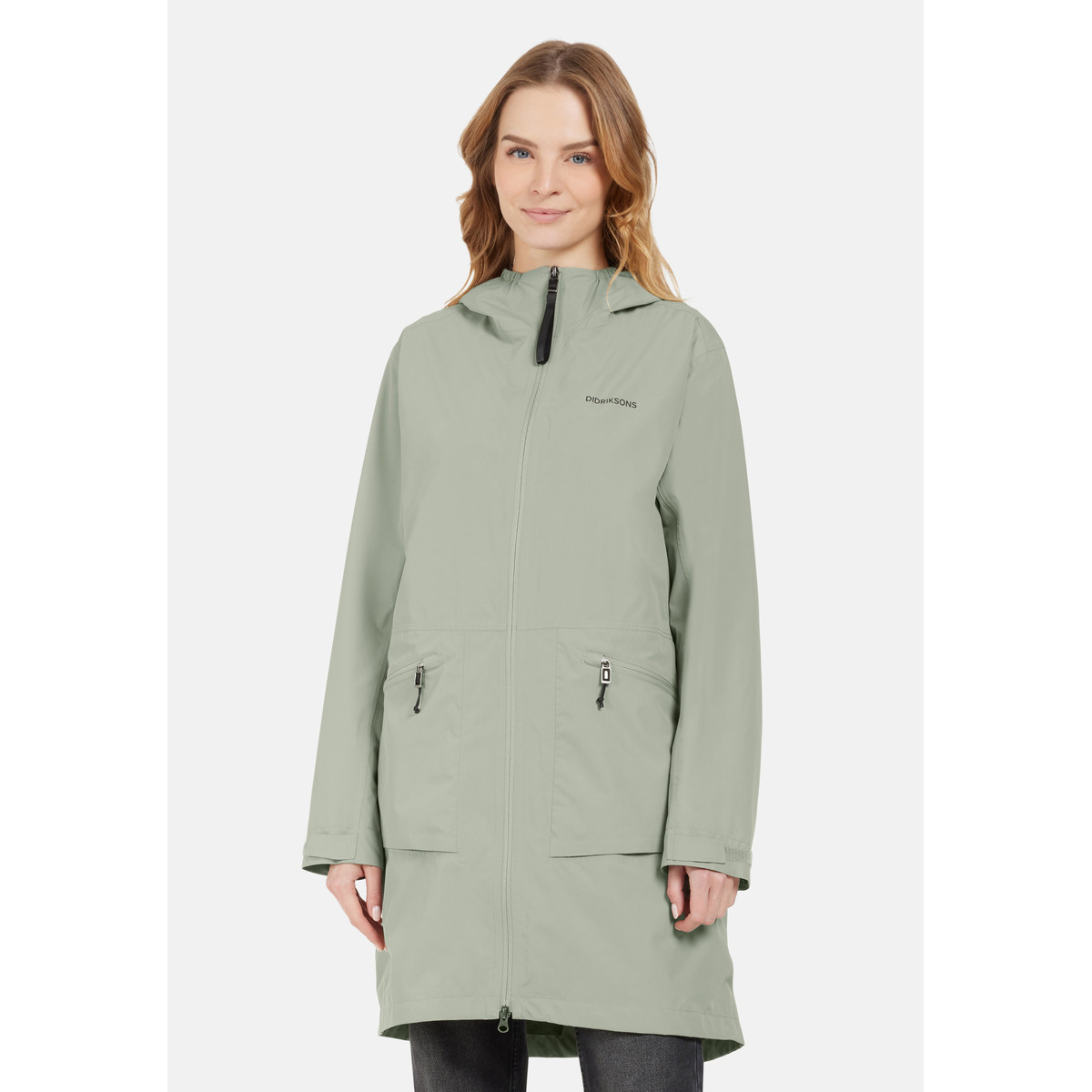 Didriksons Eliana WNS Softshelljacke hellgruen