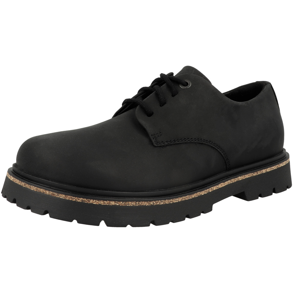 Birkenstock Highwood Lace Low geöltes Leder Schürschuhe schmal schwarz Birkenstock Highwood Lace Low geöltes Leder Schürschuhe schmal schwarz