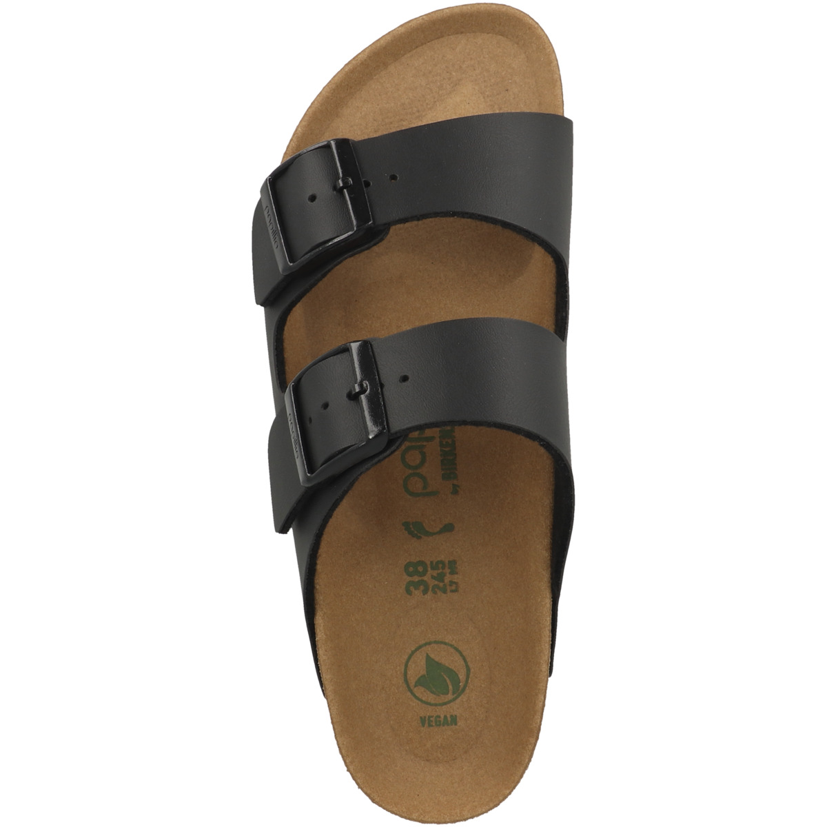 Birkenstock Papillio Arizona Flex Platform Birko-Flor Sandale schmal schwarz