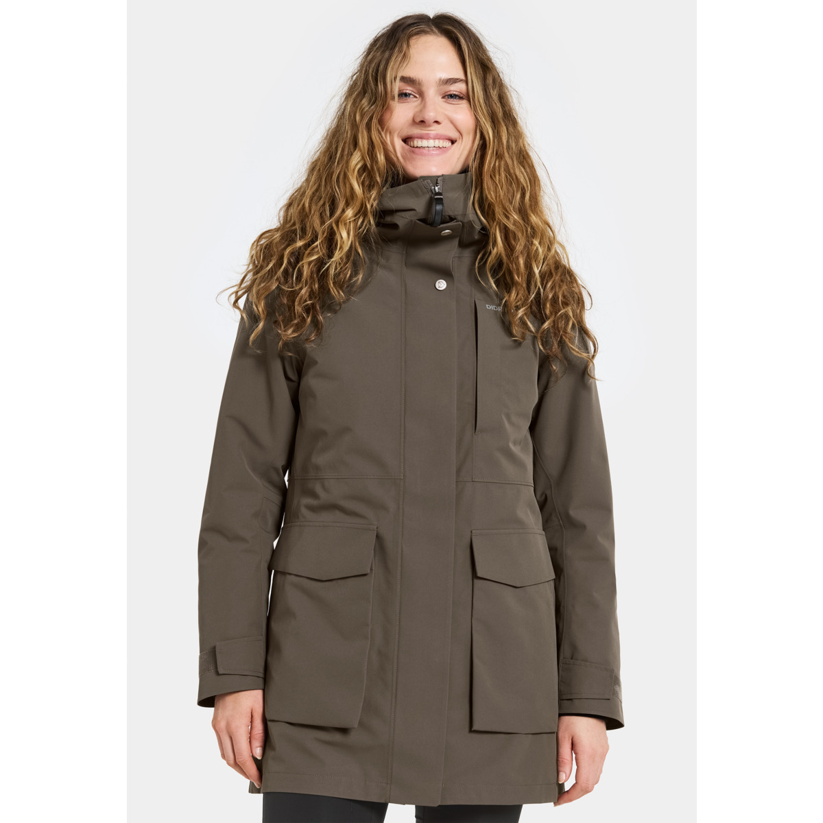 Didriksons Harriet WNS Parka Parka dunkelbraun