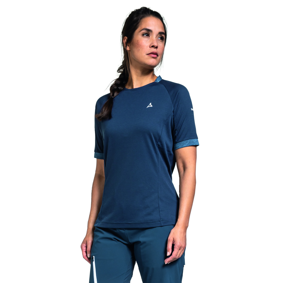 Schöffel T Shirt Rodica L Textil Funktions T-Shirt blau Schöffel T Shirt Rodica L Textil Funktions T-Shirt blau