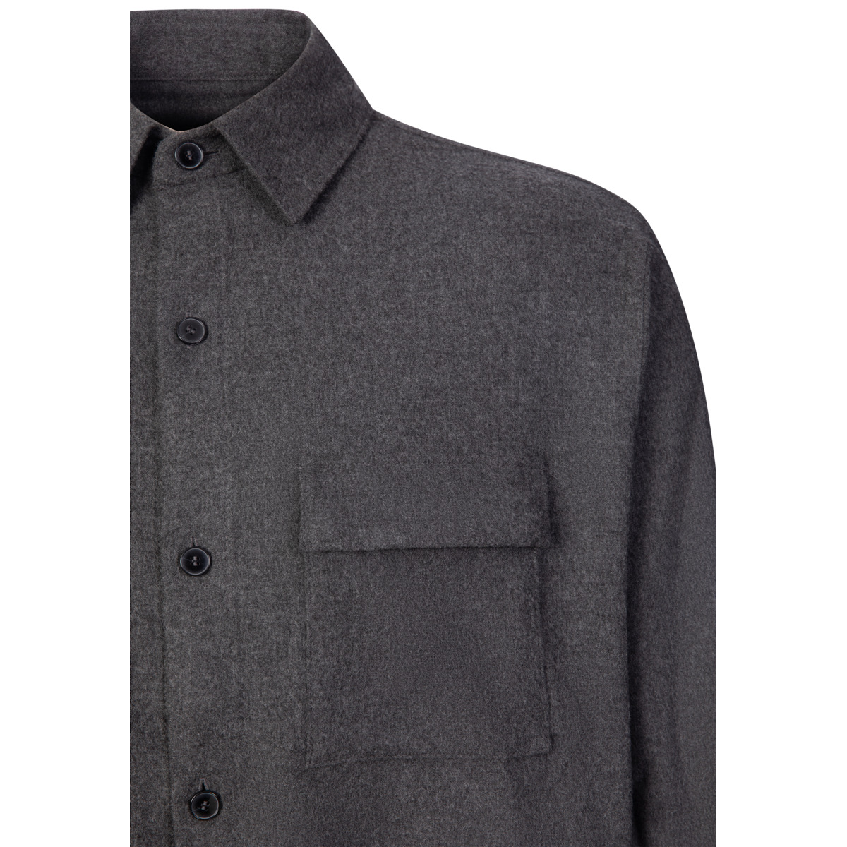 KARL LAGERFELD 605976 Hemd dunkelgrau