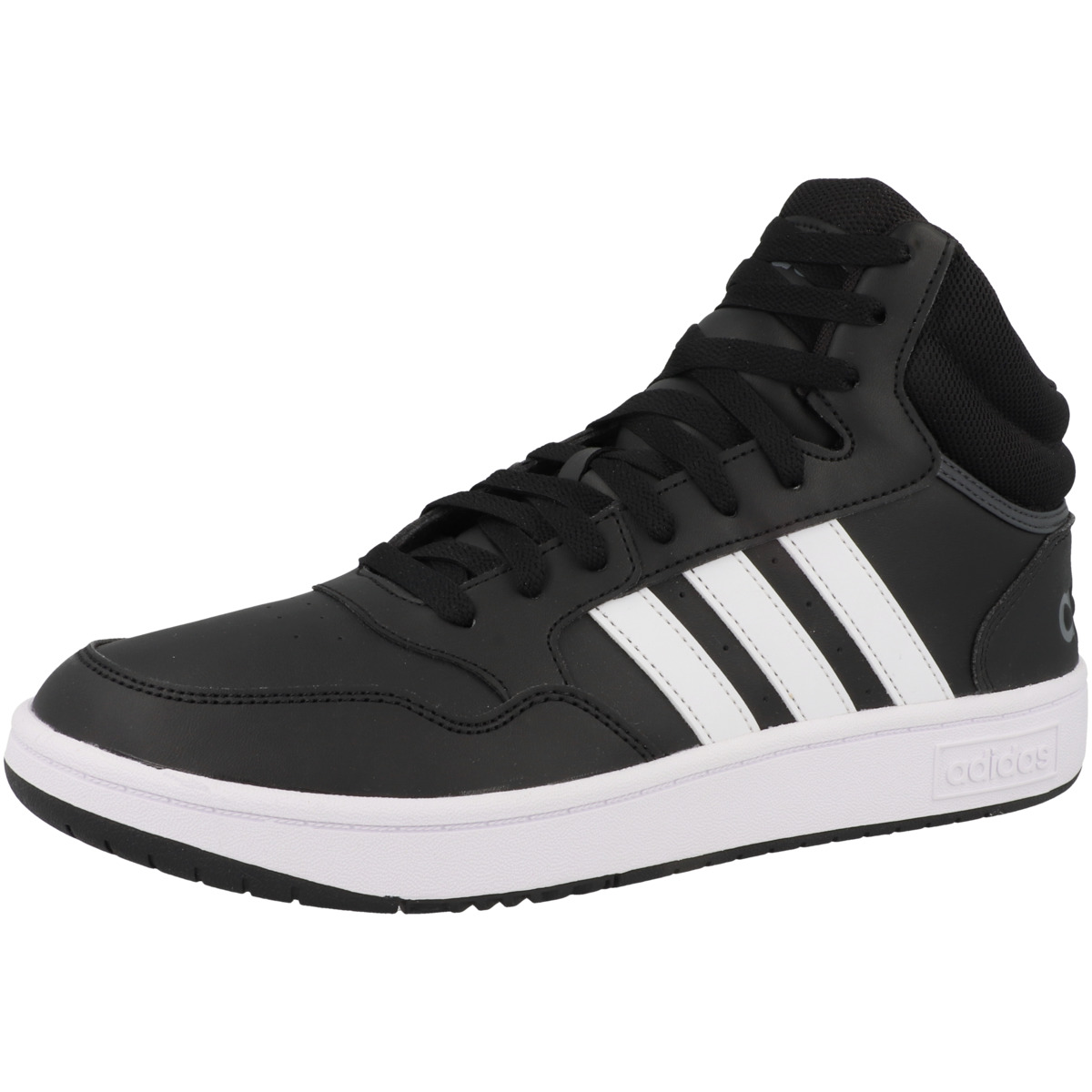 Adidas Hoops 3.0 Mid Sneaker schwarz