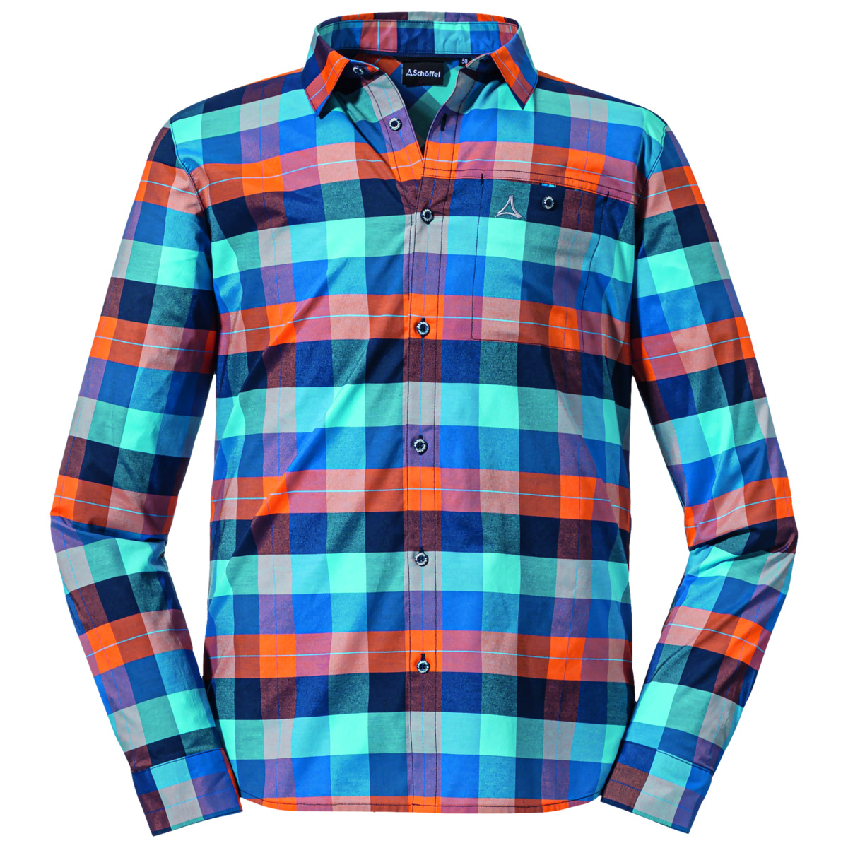 Schöffel Shirt Moraans LG M Langarmhemd hellblau