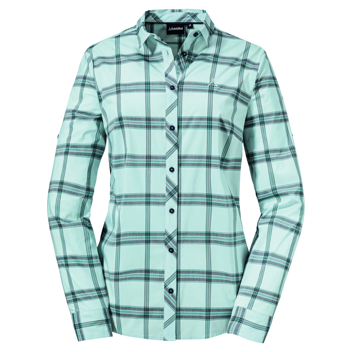 Schöffel Blouse Skallebo LG L Langarmbluse gruen