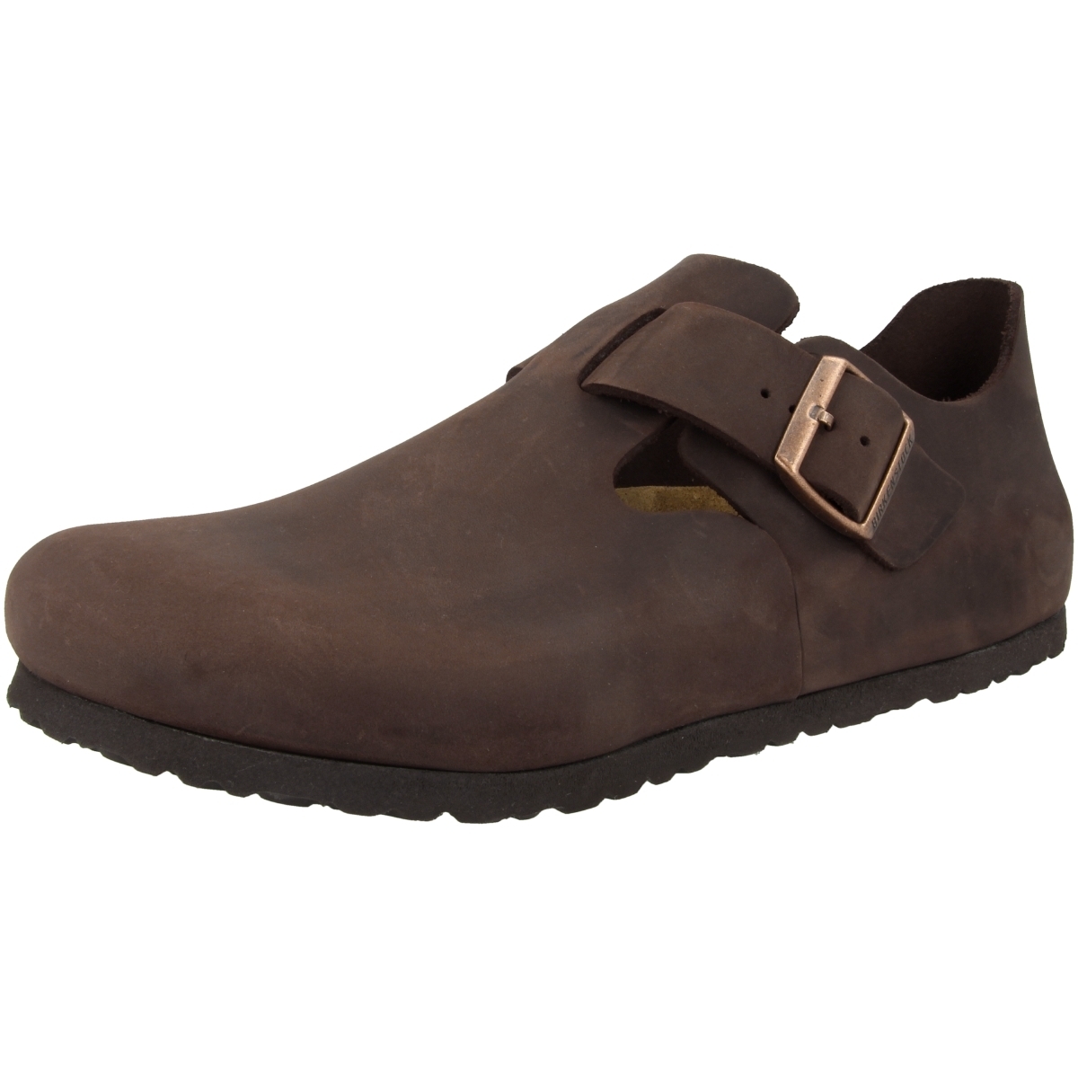 Birkenstock London geöltes Nubukleder Halbschuhe normal braun