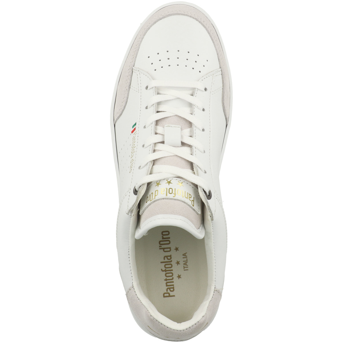 Pantofola d Oro Bellagio Low Sneaker weiss