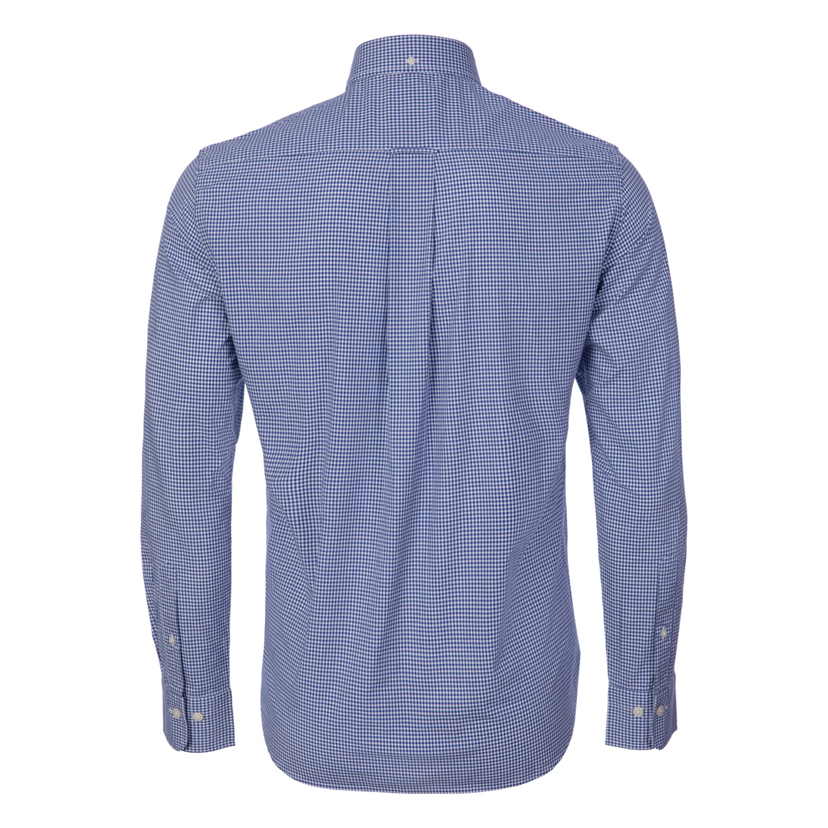 GANT Reg Classic Poplin Gingham Hemd blau