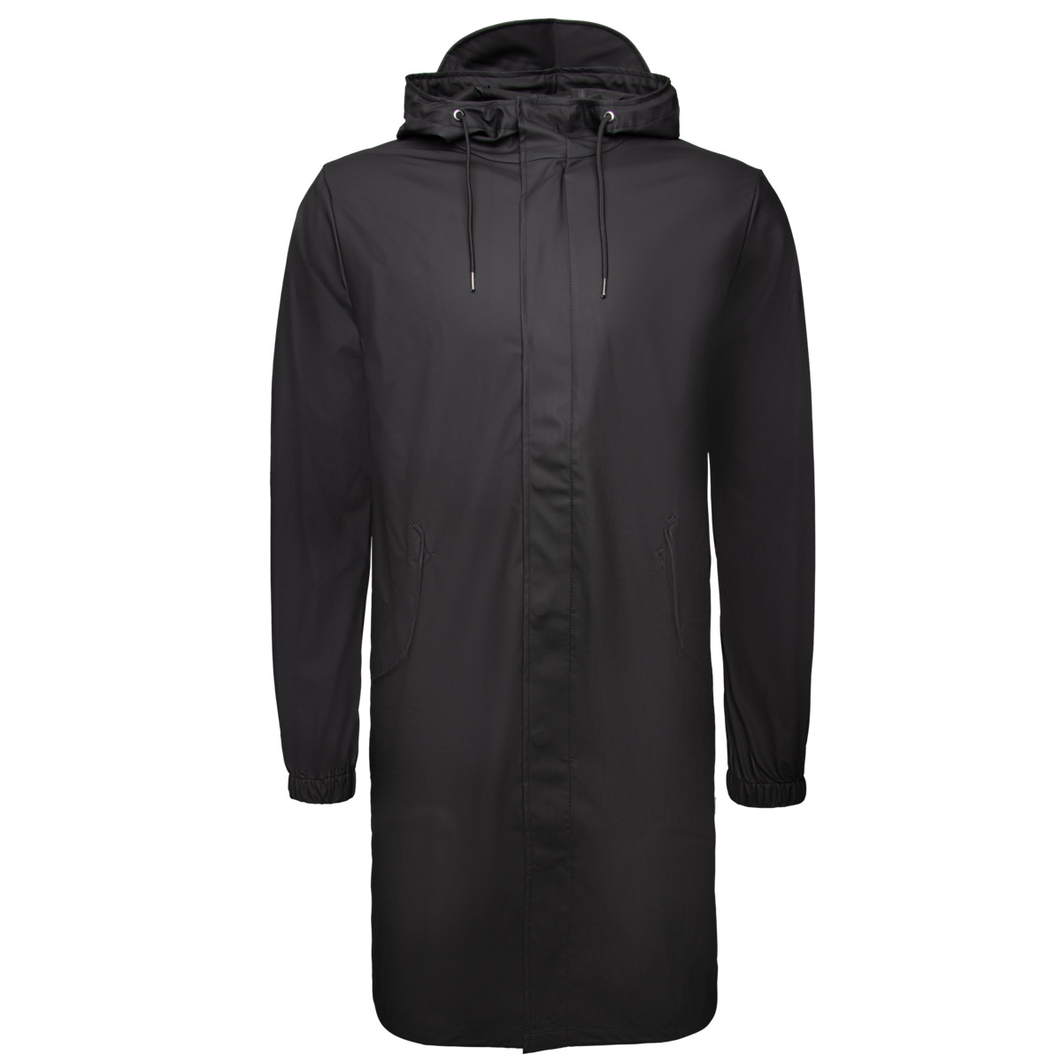 Rains Fishtail Parka W3 Regenmantel schwarz