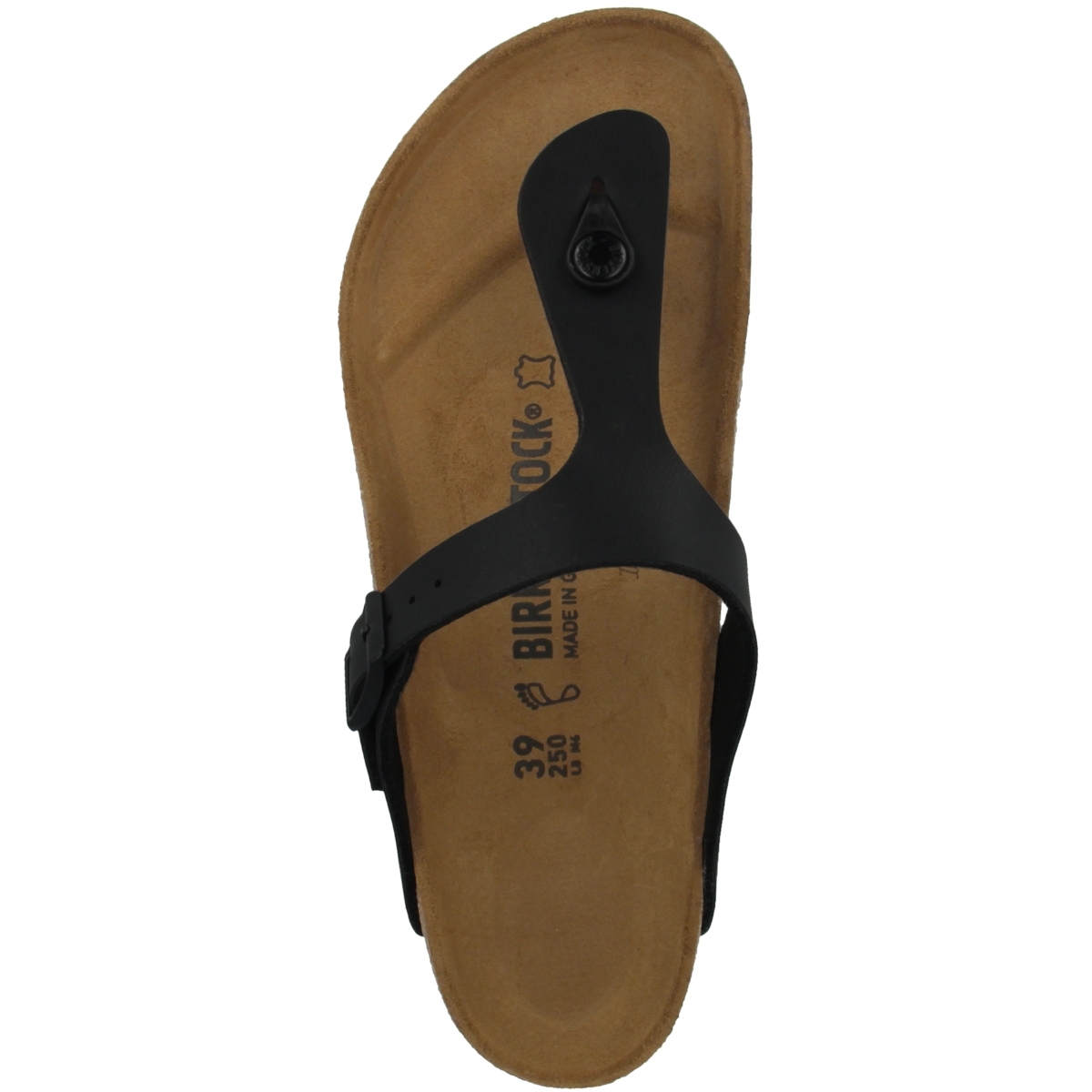 Birkenstock Gizeh Birko-Flor Sandale normal schwarz Birkenstock Gizeh Birko-Flor Sandale normal schwarz