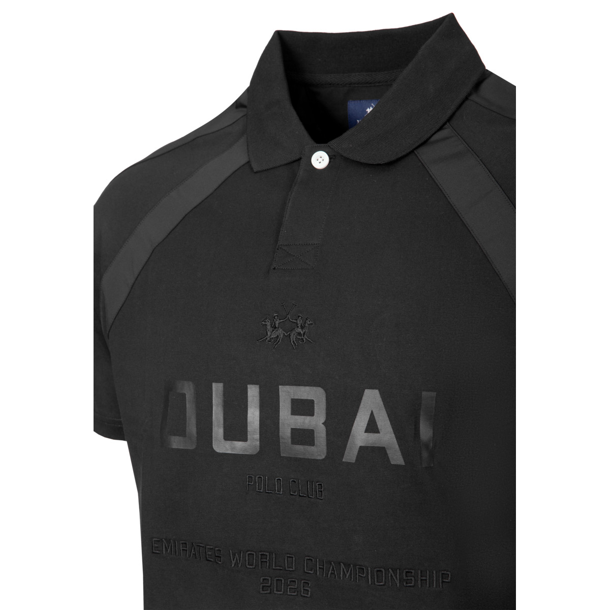 La Martina MCP603 Poloshirt schwarz