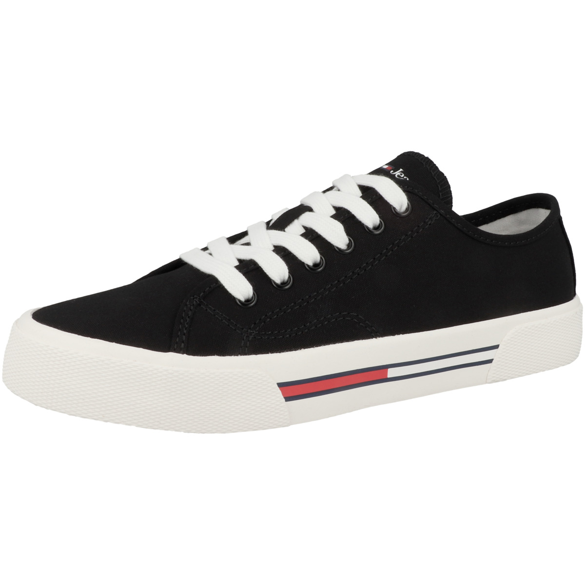 Tommy Hilfiger Tommy Jeans Low Cut Wmns Canvas Sneaker schwarz