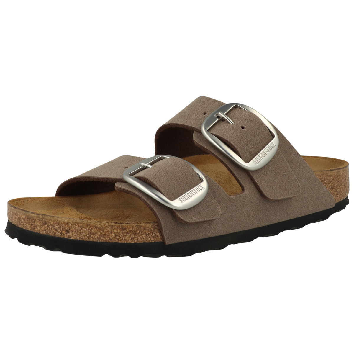 Birkenstock Arizona Big Buckle Birko-Flor Nubuk Sandale schmal braun