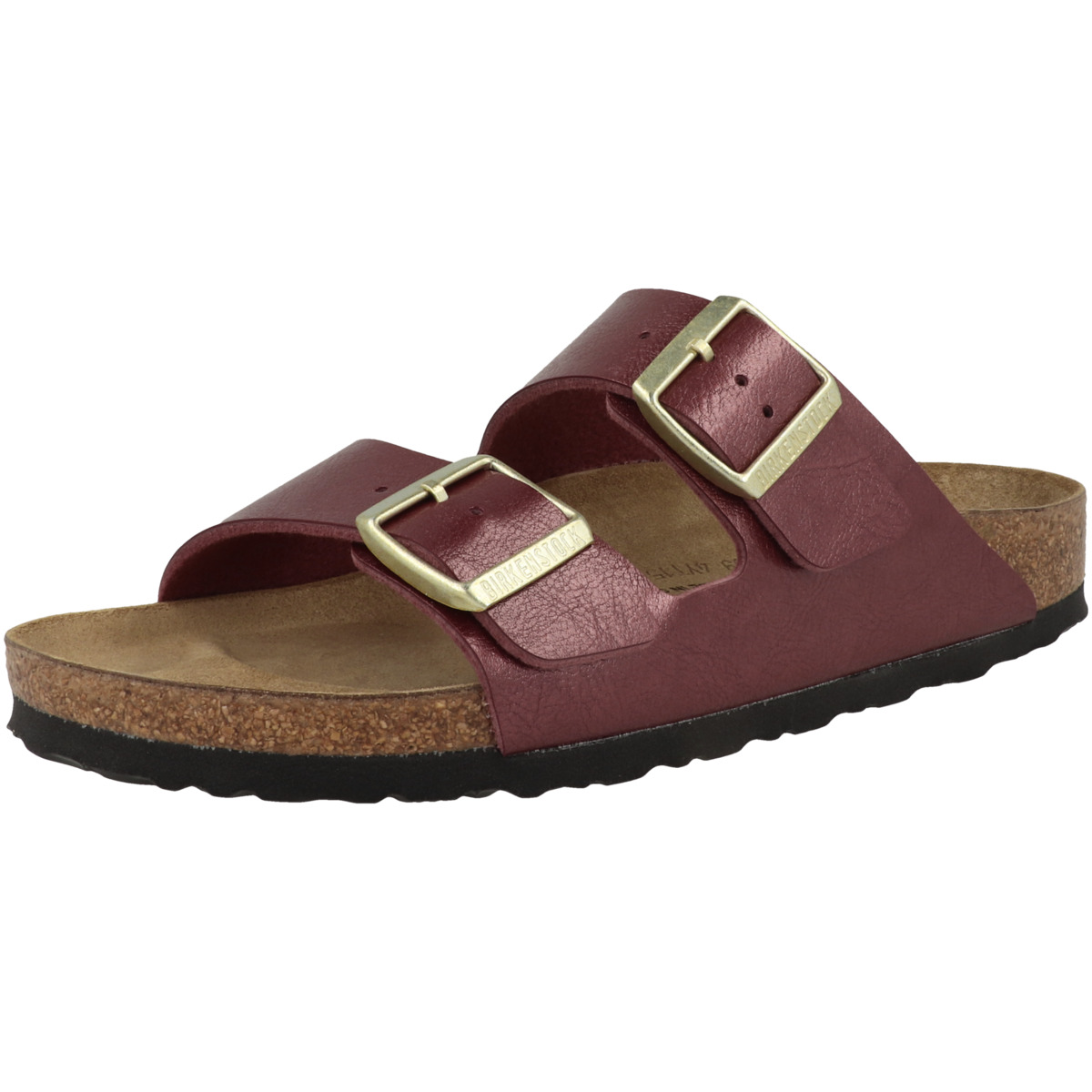 Birkenstock Arizona Birko-Flor Sandale schmal rot Birkenstock Arizona Birko-Flor Sandale schmal rot