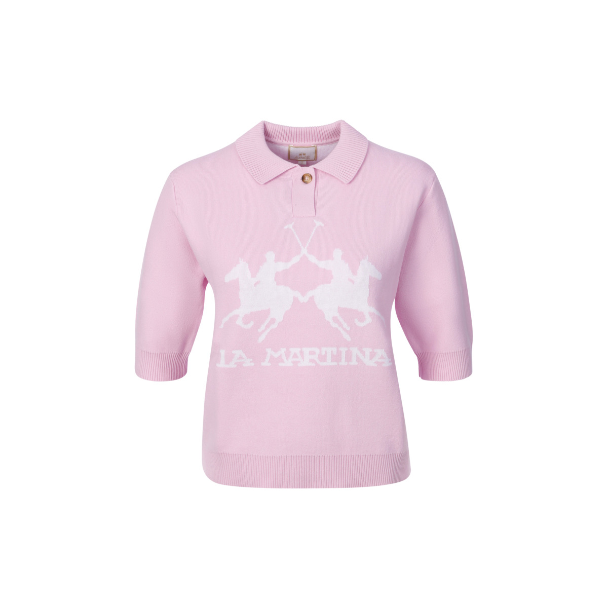 La Martina WCS003 Poloshirt rosa
