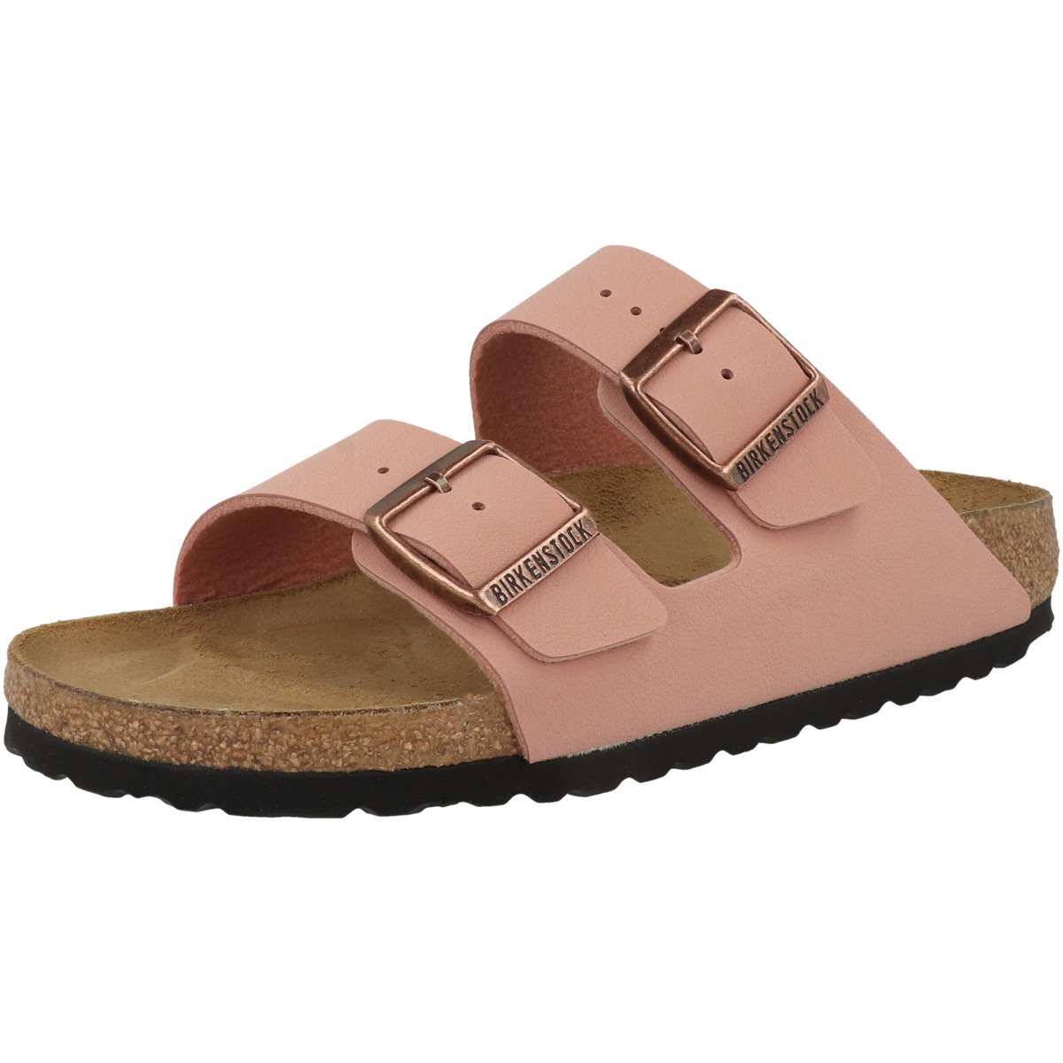 Birkenstock Arizona Birko-Flor Nubuk Sandale schmal pink