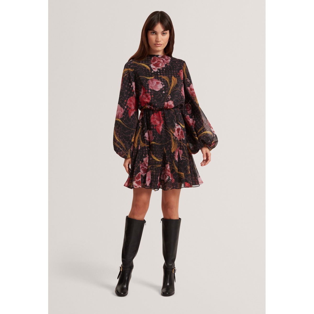 Ted Baker ENDRINA Midikleid schwarz