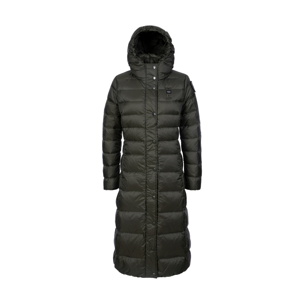 Blauer Anita Daunenjacke dunkelgruen