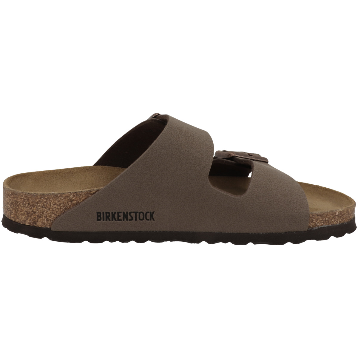 Birkenstock Arizona Birko-Flor Nubuk Sandale schmal braun Birkenstock Arizona Birko-Flor Nubuk Sandale schmal braun