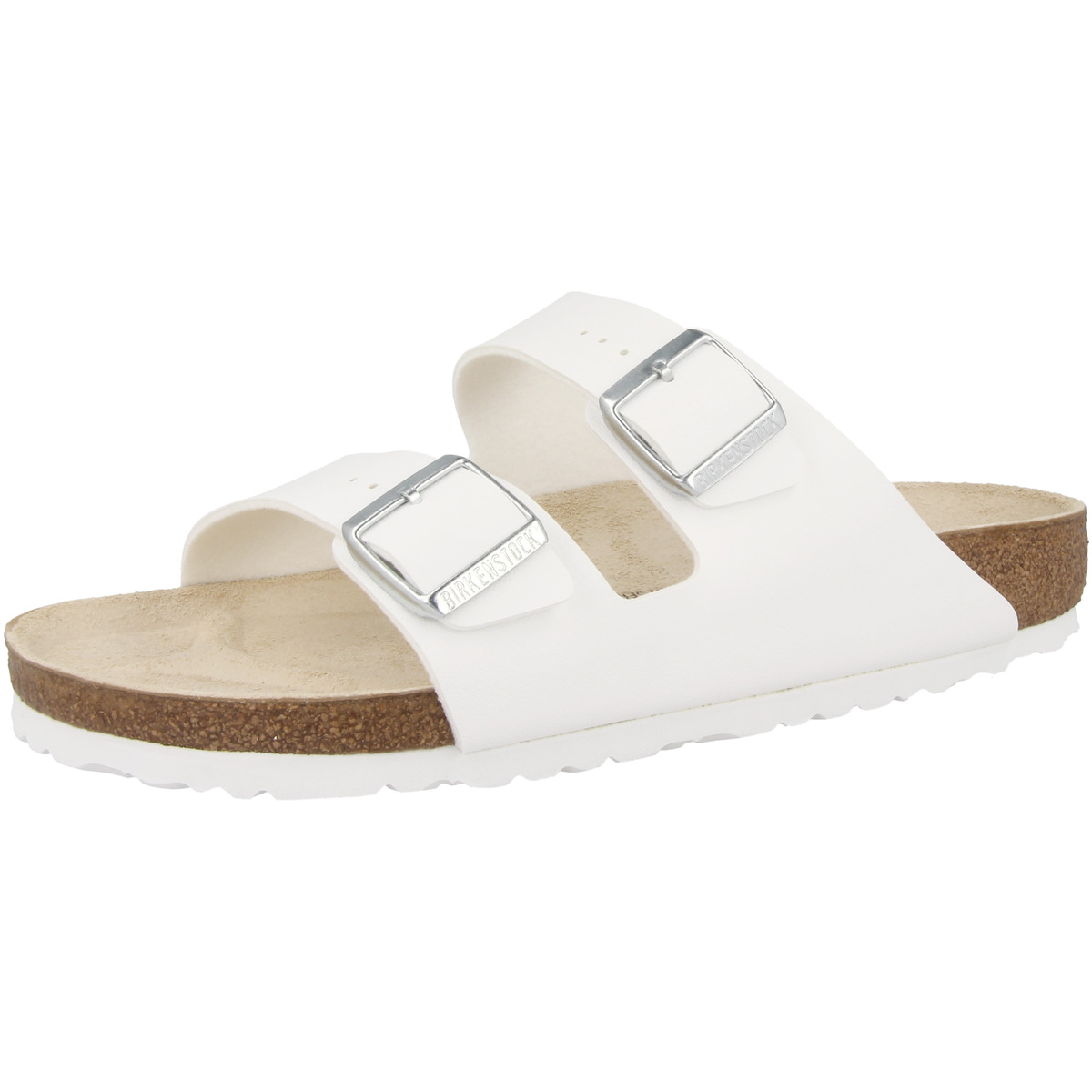 Birkenstock Arizona Birko-Flor Sandale normal weiss Birkenstock Arizona Birko-Flor Sandale normal weiss