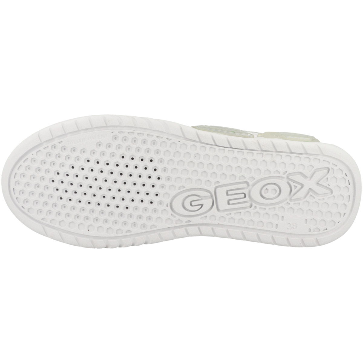 Geox J Illuminus B. B low Sneaker weiss