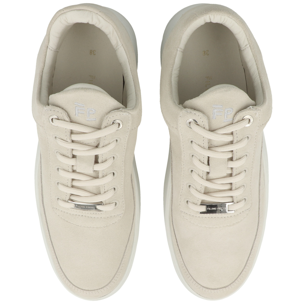 Filling Pieces Low Eva Sky Suede Sneaker low creme Filling Pieces Low Eva Sky Suede Sneaker low creme