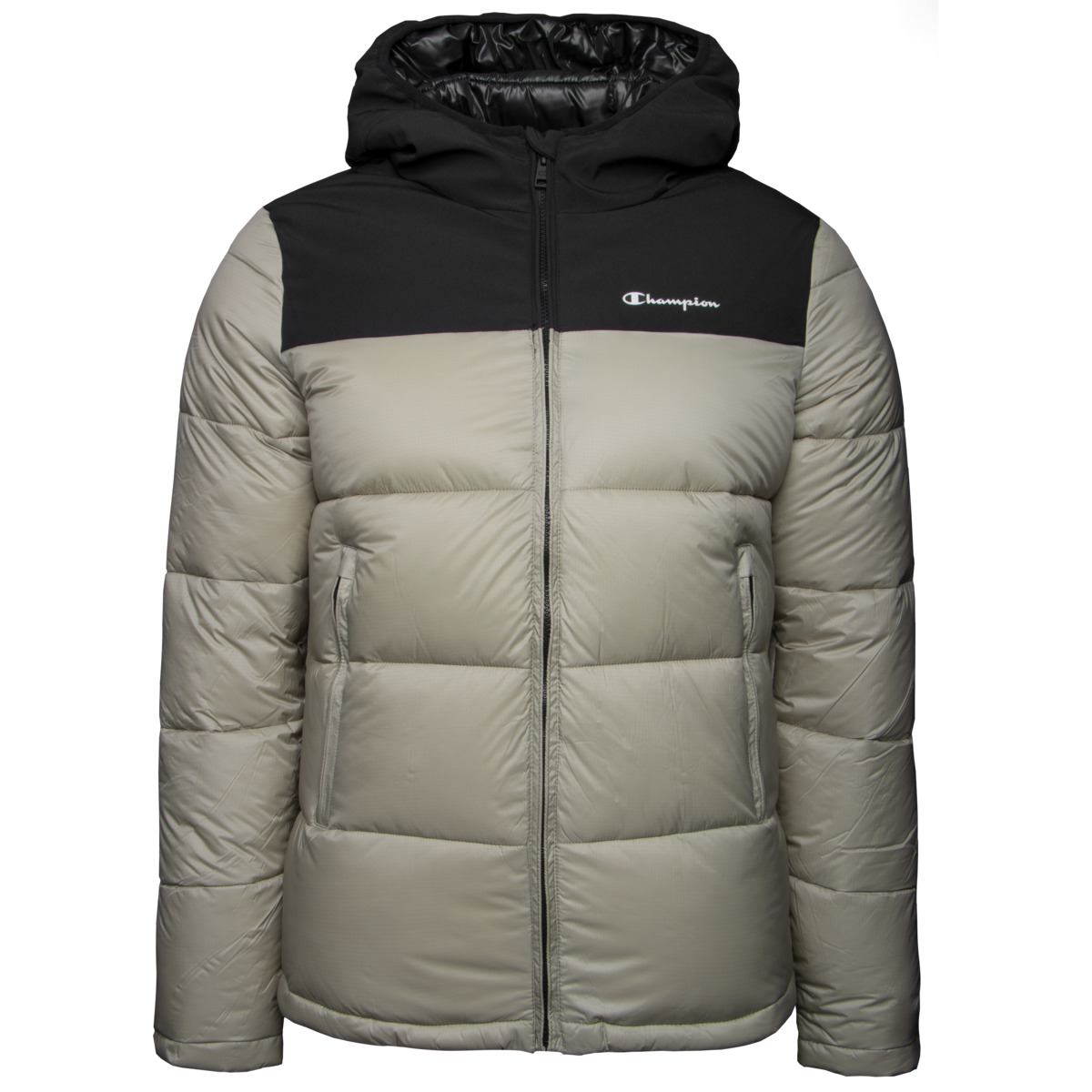 Champion Hooded Jacket Winterjacke grau