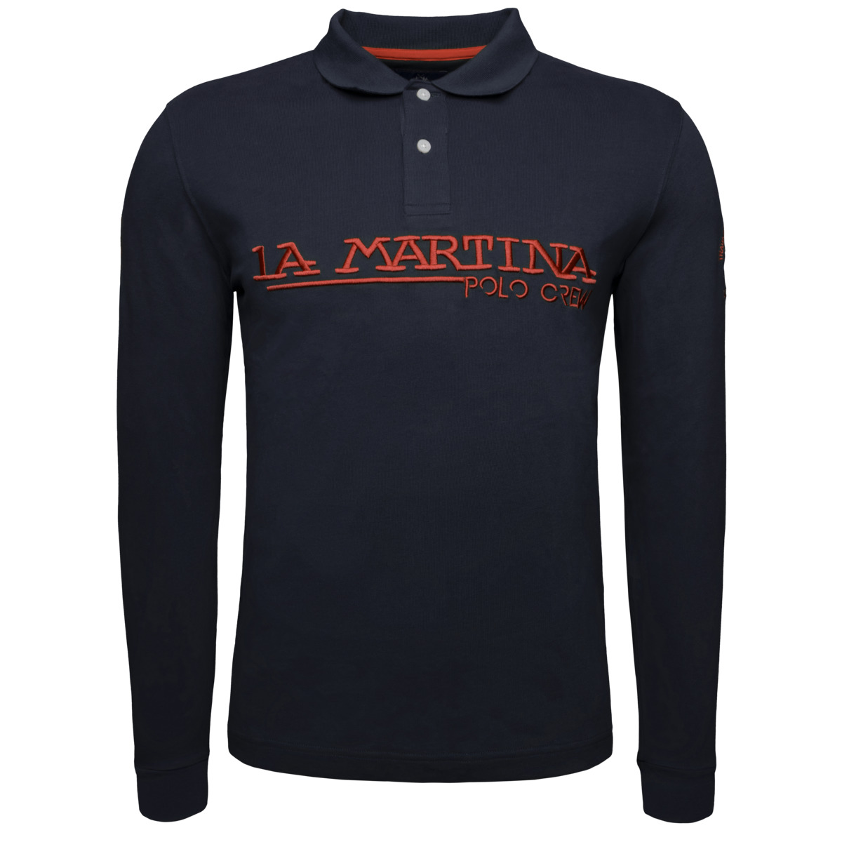 La Martina XMP306 Poloshirt LS dunkelblau