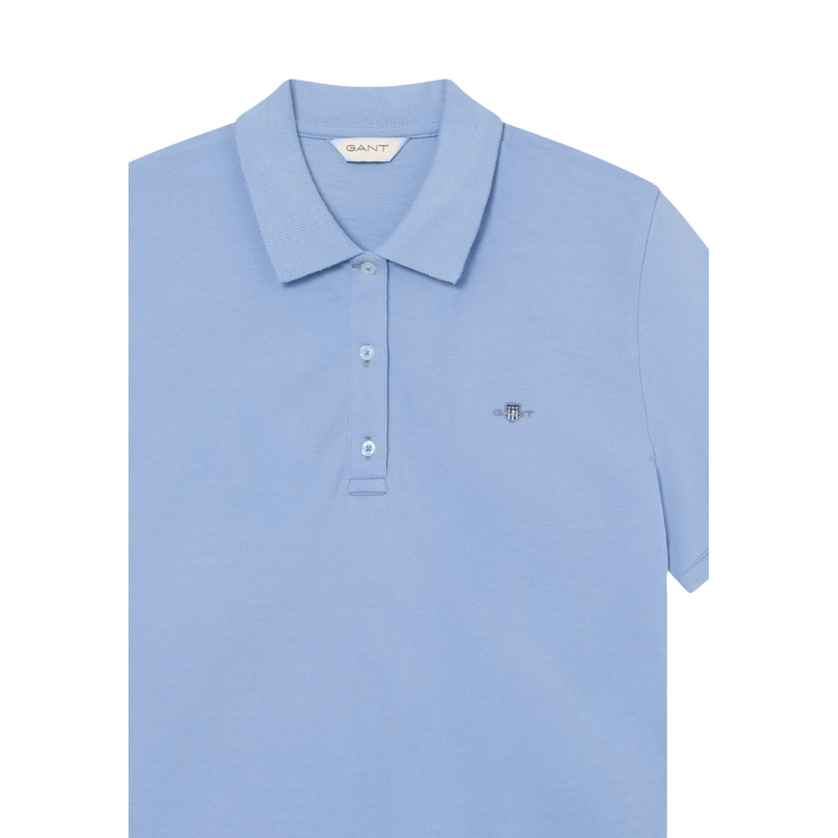 GANT Reg Shield SS Pique Poloshirt hellblau