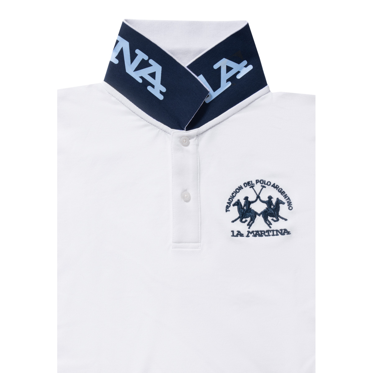 La Martina CCMP11 Poloshirt weiss