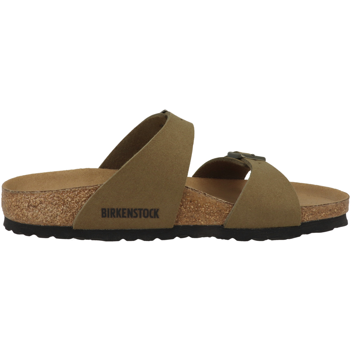 Birkenstock Sydney Synthetik Sandale schmal gruen